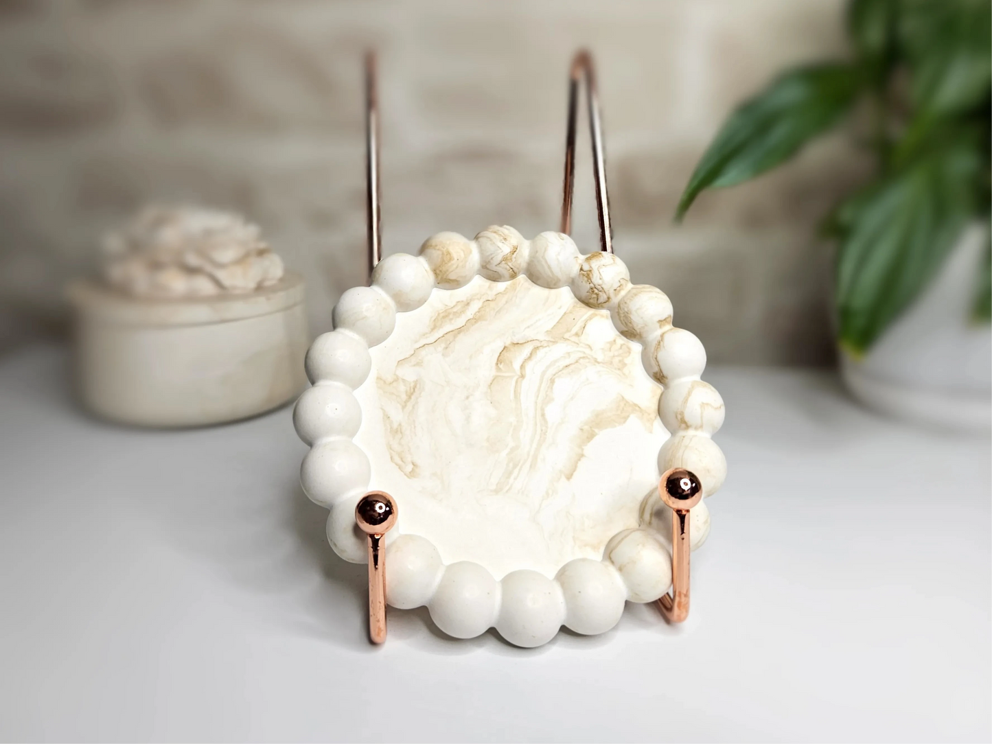Plateau Bulles en Jesmonite