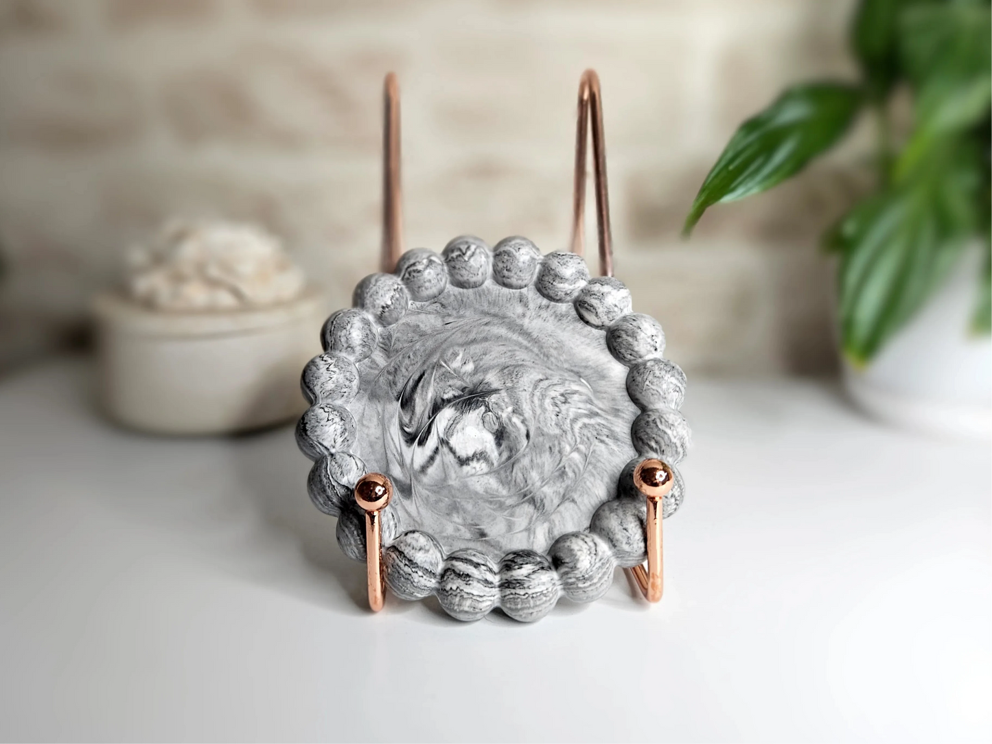 Plateau Bulles en Jesmonite