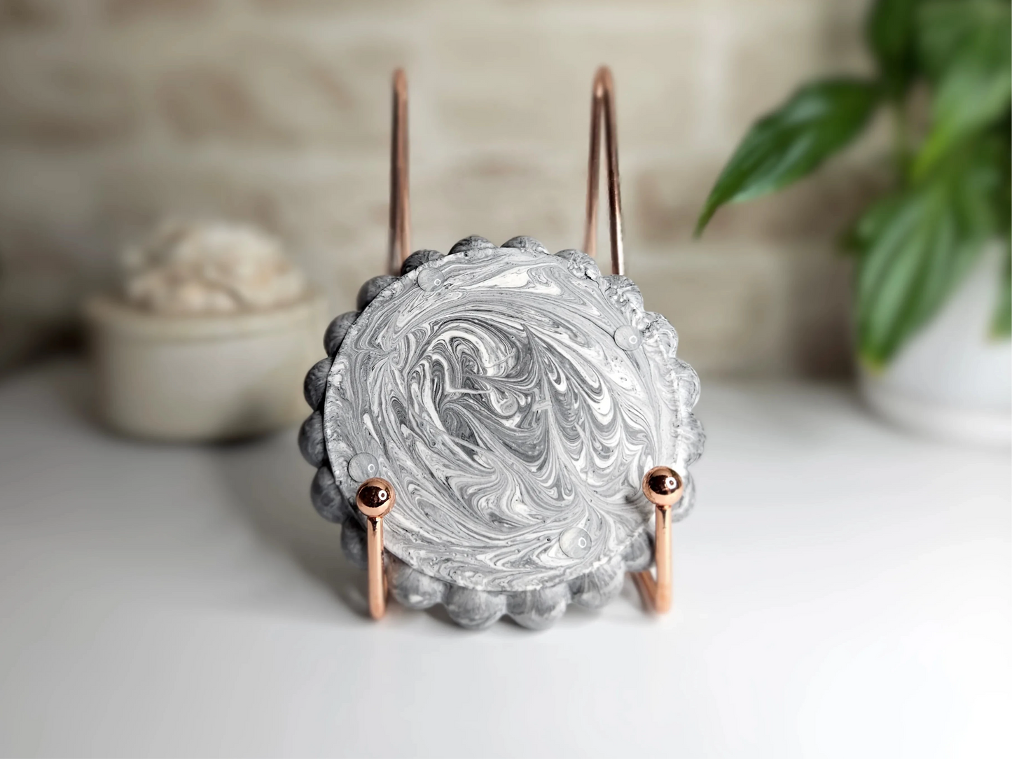 Plateau Bulles en Jesmonite