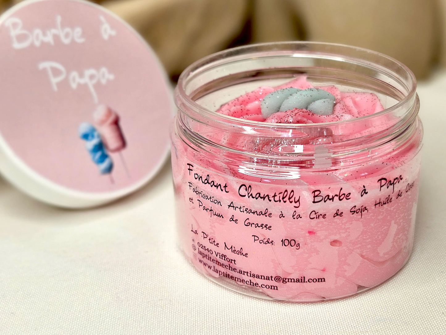 Fondant Chantilly Barbe à Papa