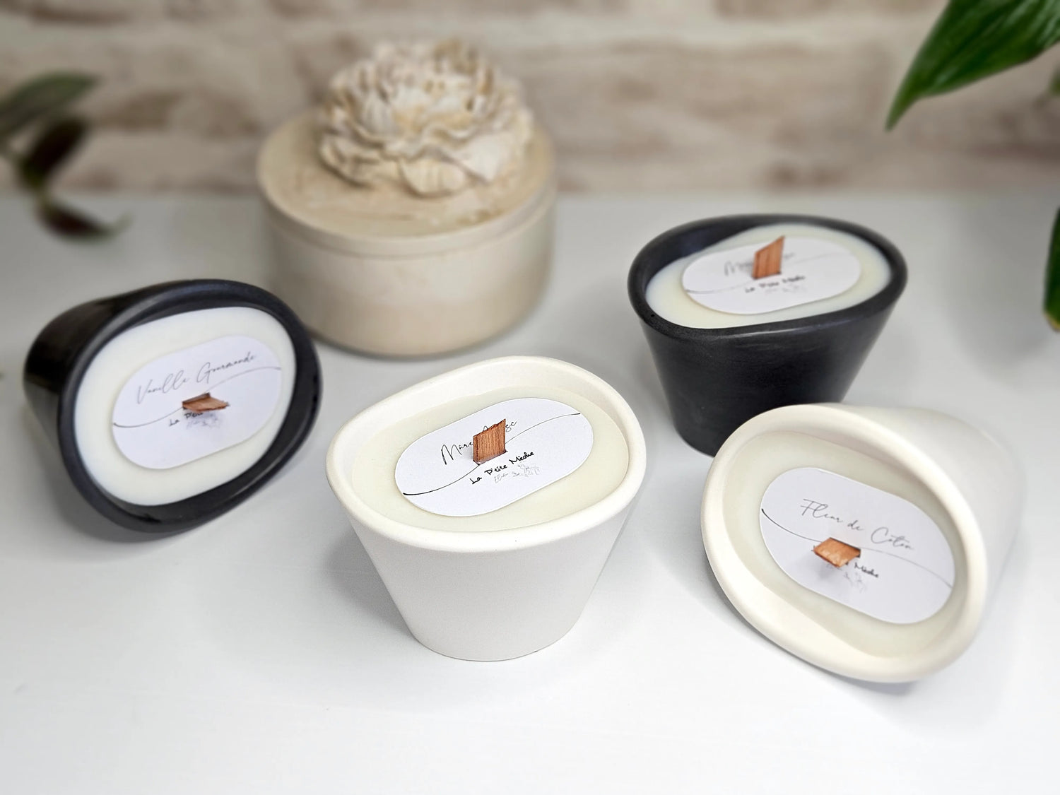 Bougies en Jesmonite