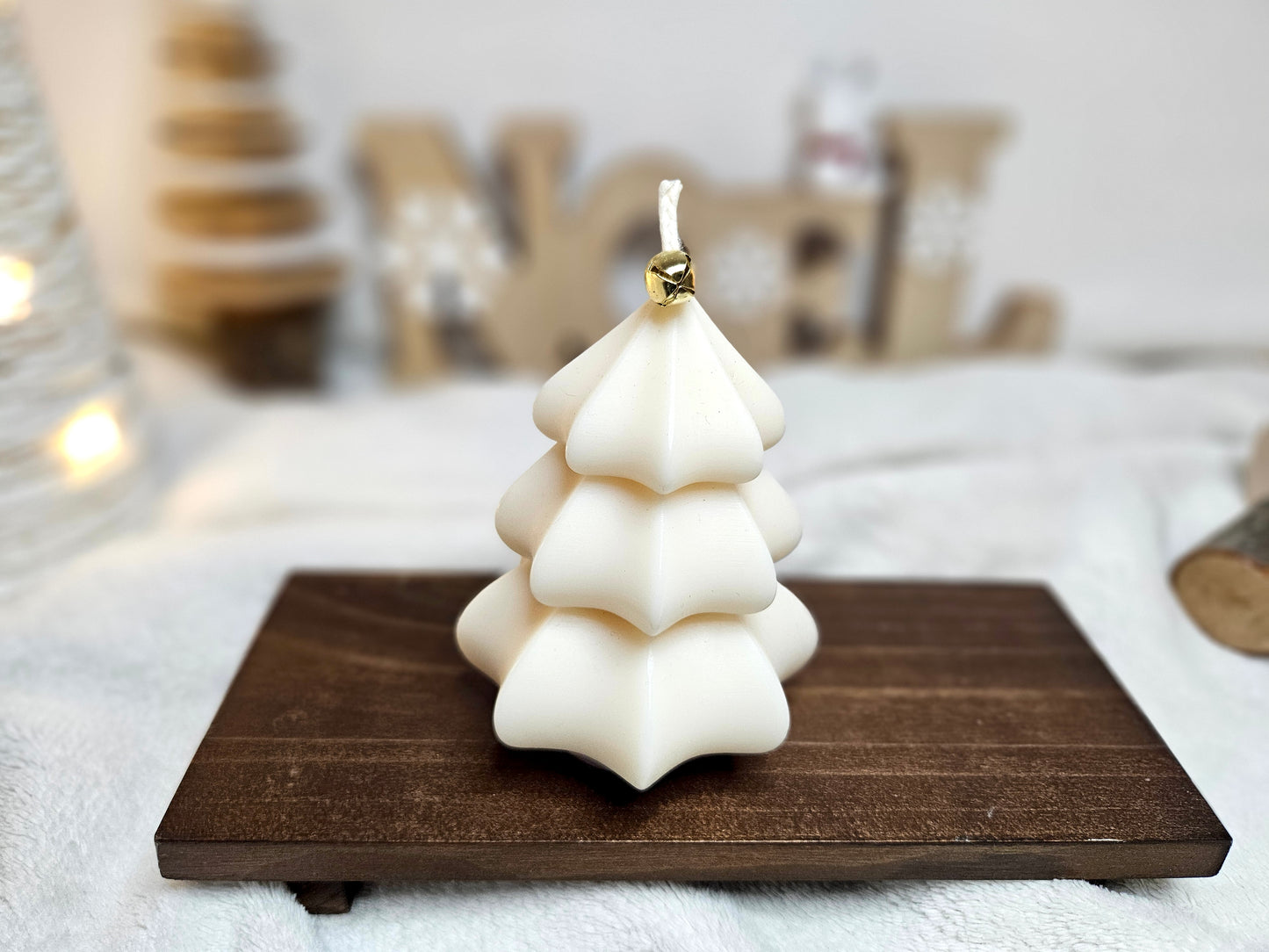 Bougie Moulée - Sapin de Noël