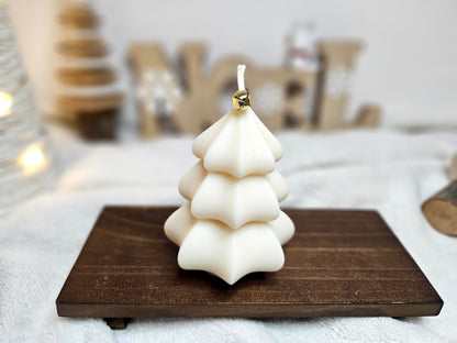 Bougie Moulée - Sapin de Noël