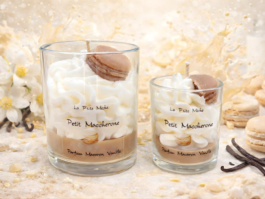 Bougie Gourmande - Macaron Vanille