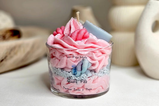 Bougie Gourmande - Barbe à papa