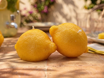 Bougie Moulée - Citron meringué