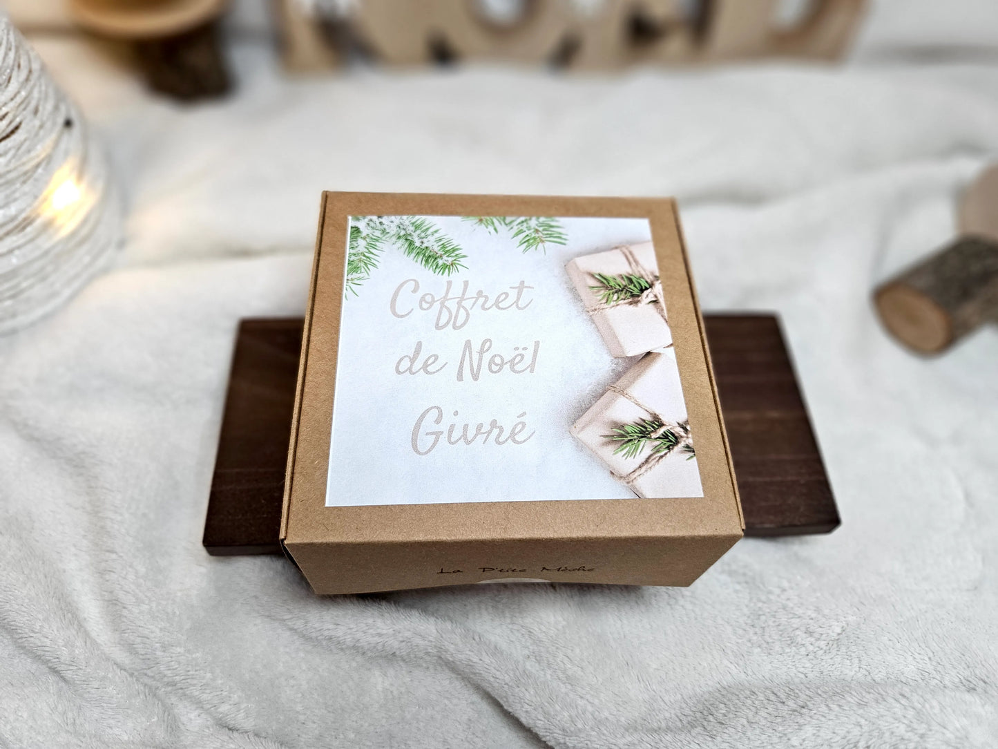 Coffret de fondants de Noël givré