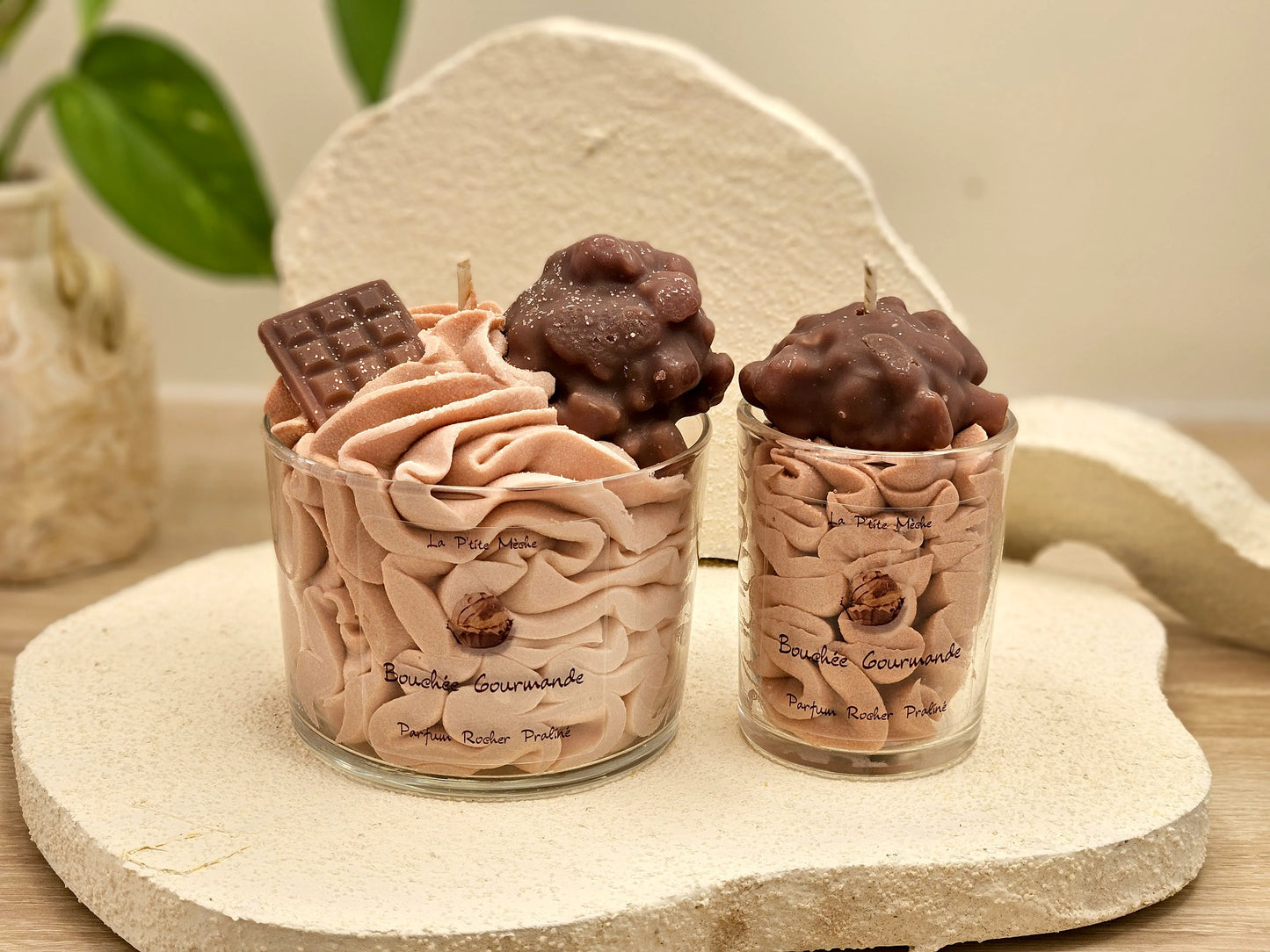 Bougie Gourmande - Rocher Praliné