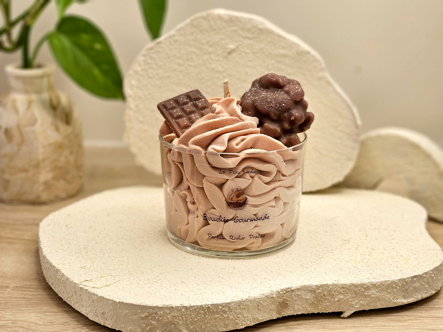 Bougie Gourmande - Rocher Praliné