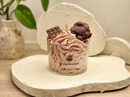 Bougie Gourmande - Rocher Praliné