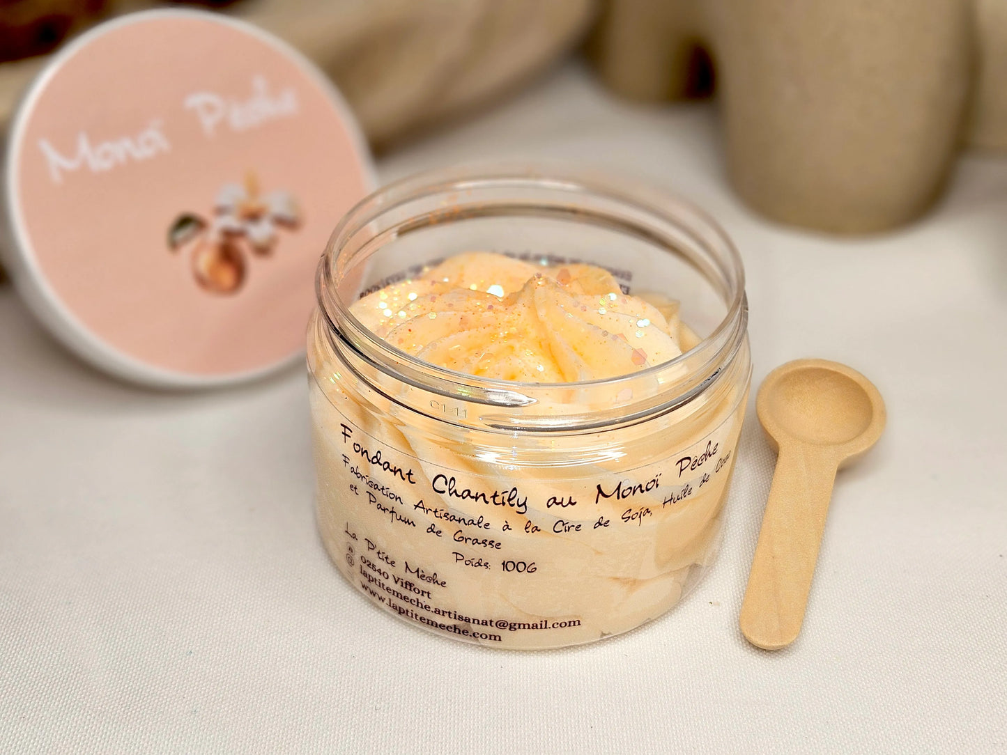 Fondant Chantilly- Monoï Pêche