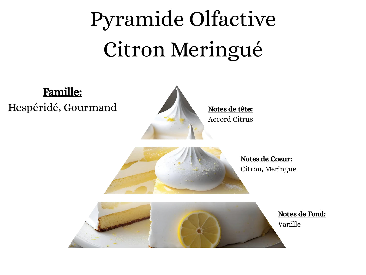 Notes de tête, cœur et fond du parfum Citron Meringué : l'univers olfactif de mes créations artisanales - La P'tite Mèche