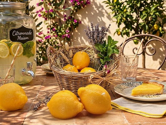 Bougie Moulée - Citron meringué