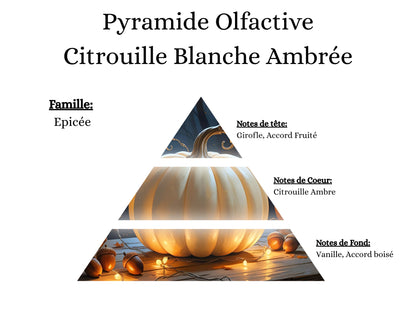 Fondant parfumé - Citrouille blanche ambrée